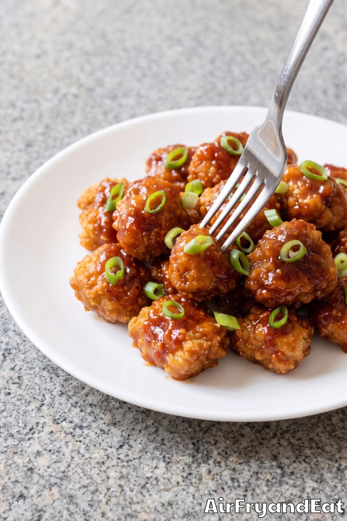 Zesty firecracker chicken bites