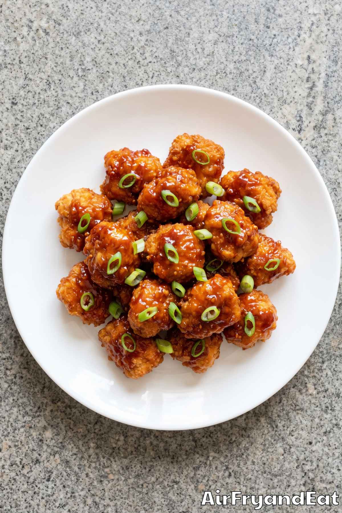 Tender firecracker chicken bites