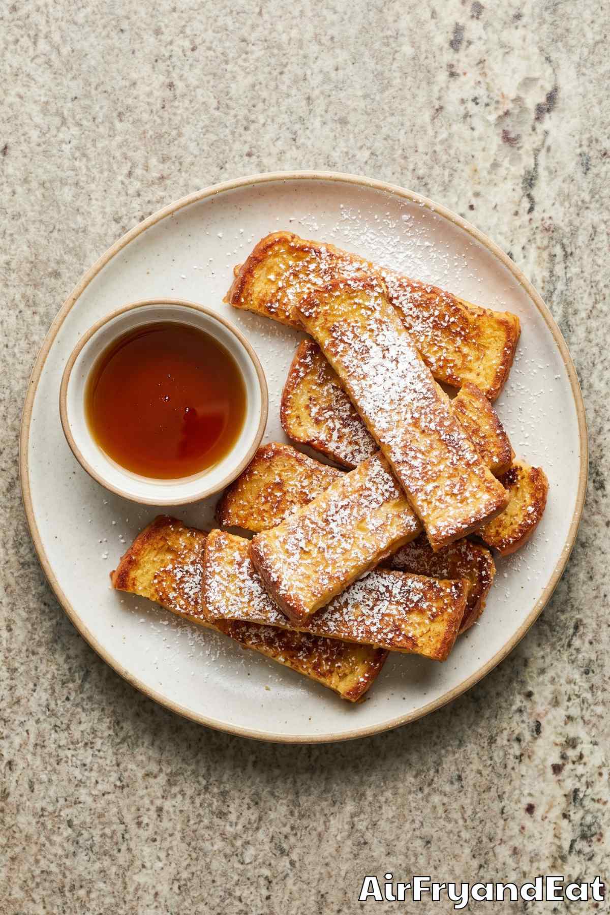 simple air fryer french toast sticks