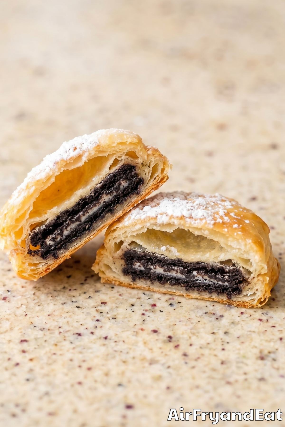 Decadent air fryer fried Oreos served warm