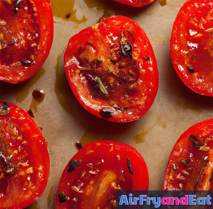 air fryer fried tomatoes