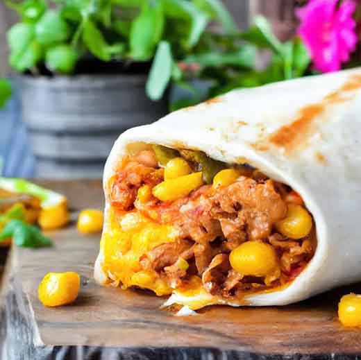 Air Fryer Frozen Burrito