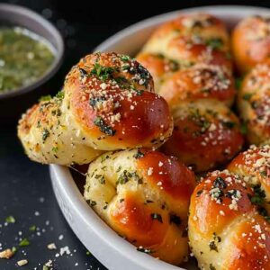 air fryer garlic knots