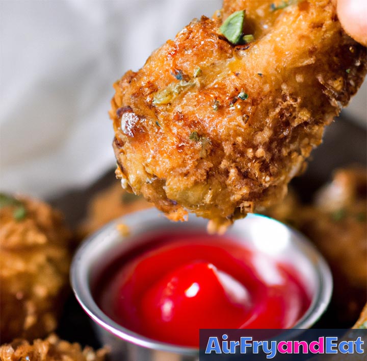 air fryer garlic parmesan chicken