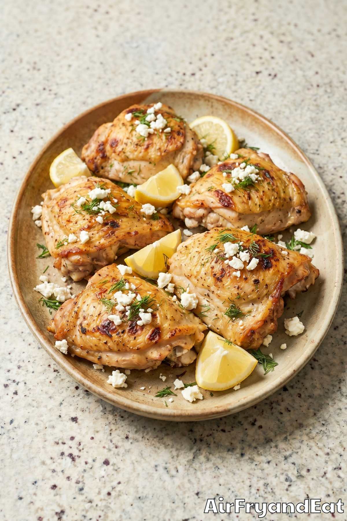 Easy air fryer Greek chicken recipe