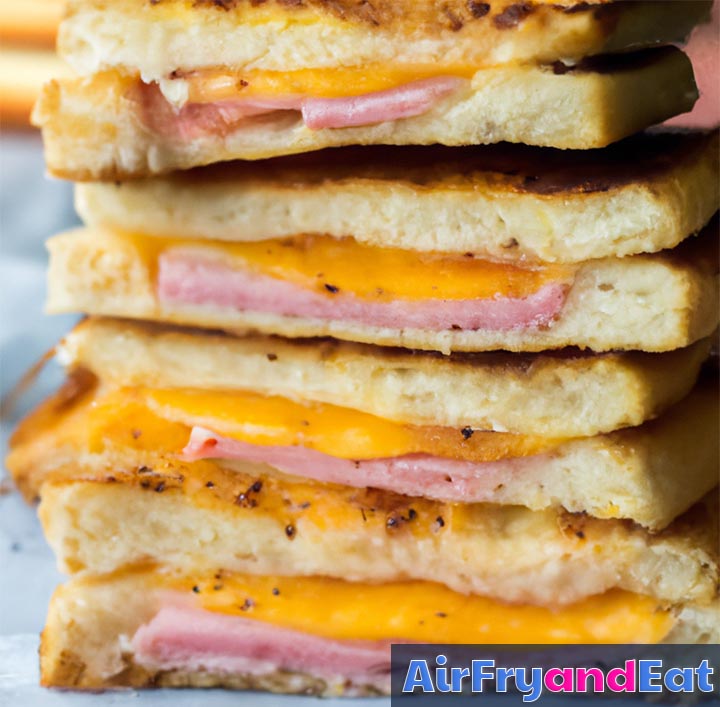 Air Fryer Grilled Cheese And Ham: Easy Recipe | AirFryAndEat