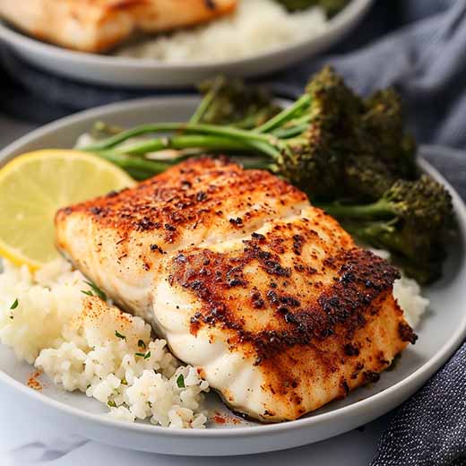 Air Fryer Halibut Easy And Delicious Recipe Airfryandeat 3260