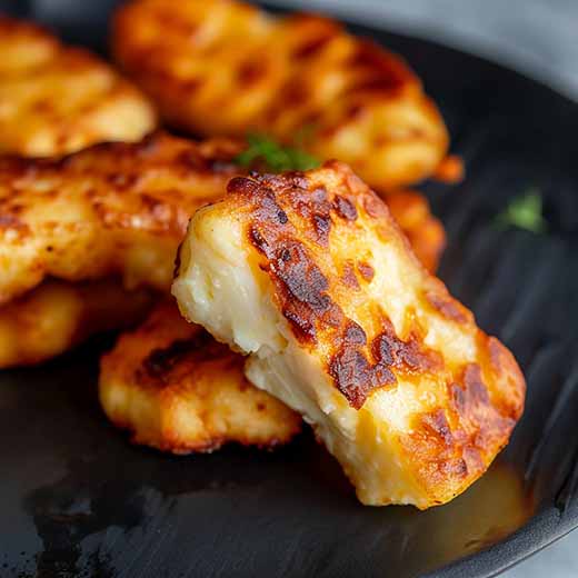 air fryer halloumi