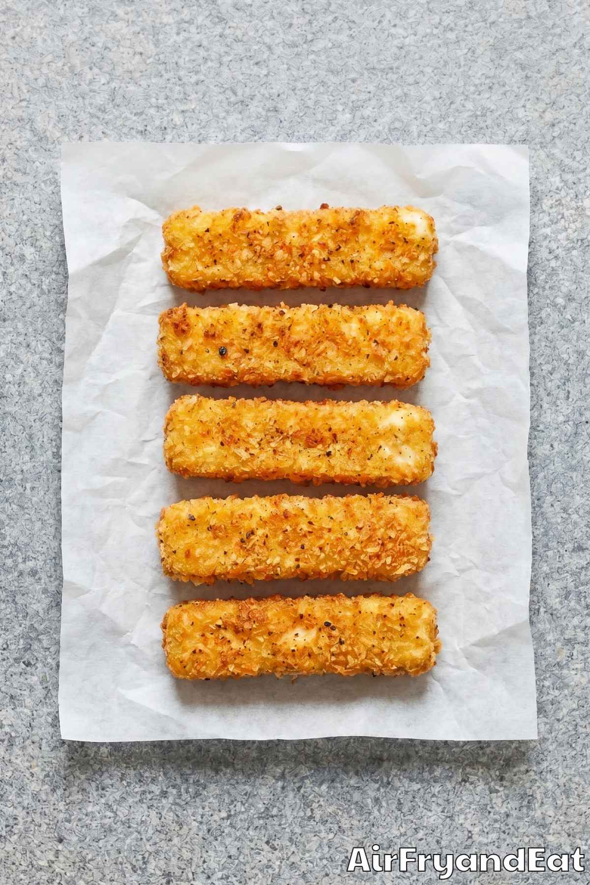Simple air fryer halloumi fries recipe