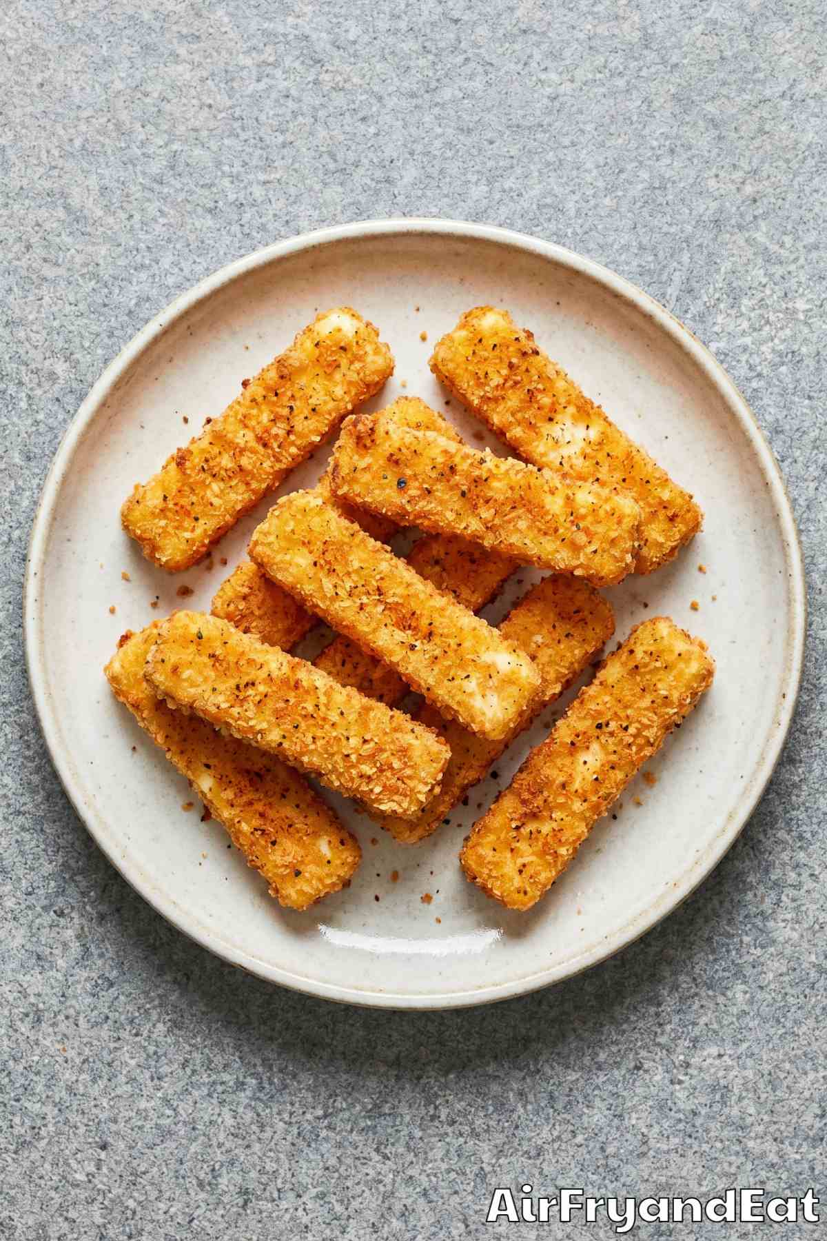 Irresistible air fryer halloumi fries