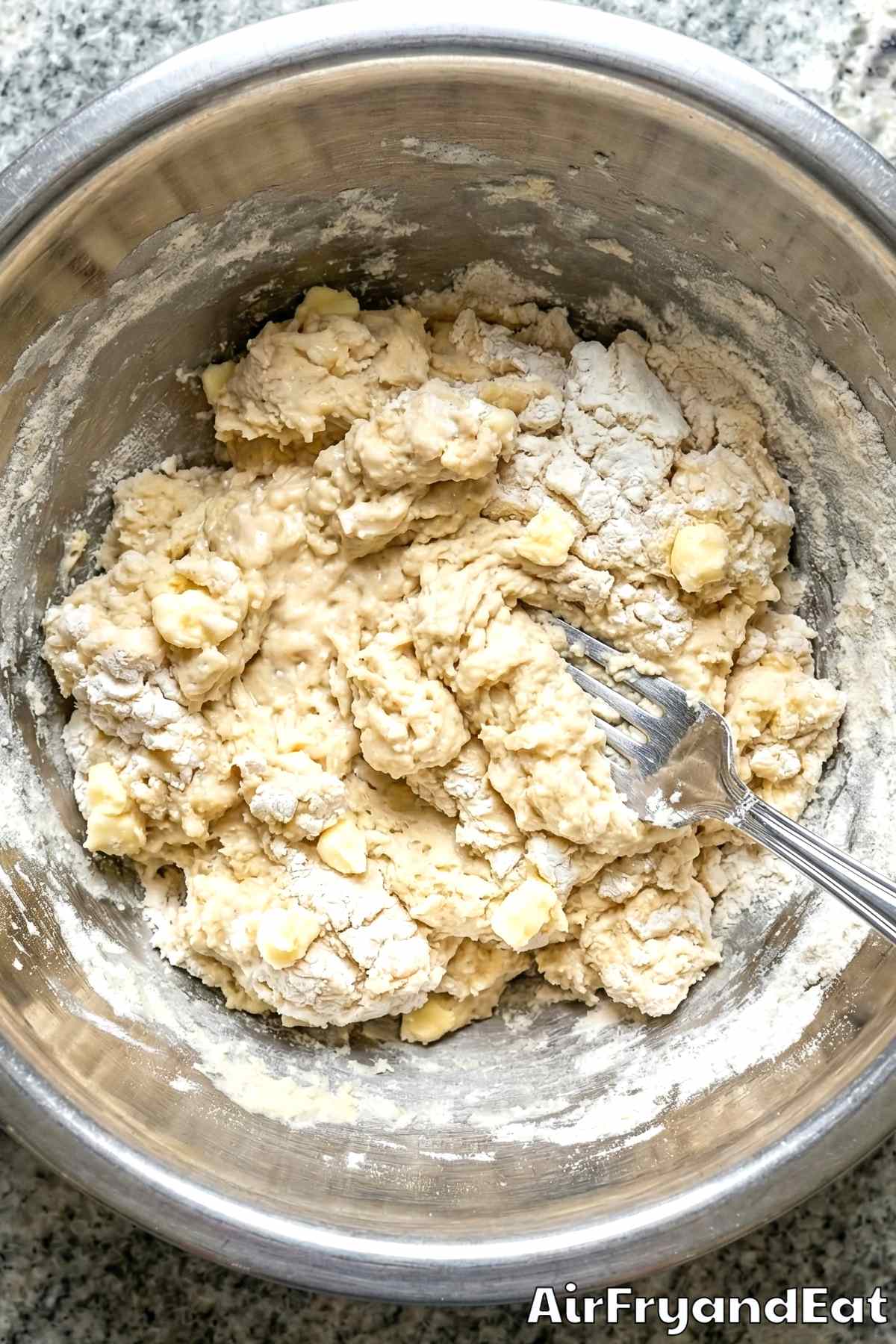 Air Fryer Honey Butter Biscuits Step 2