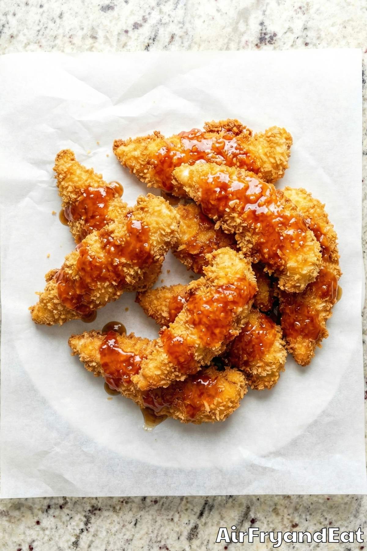 Homemade air fryer honey chipotle chicken tenders