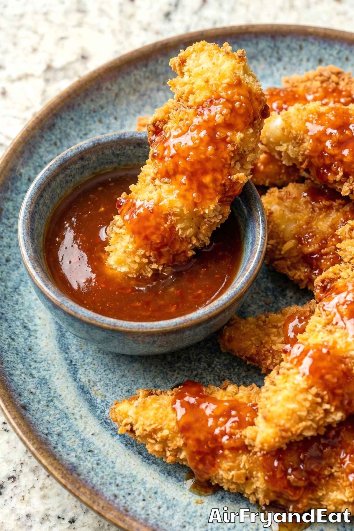 Easy air fryer honey chipotle chicken tenders