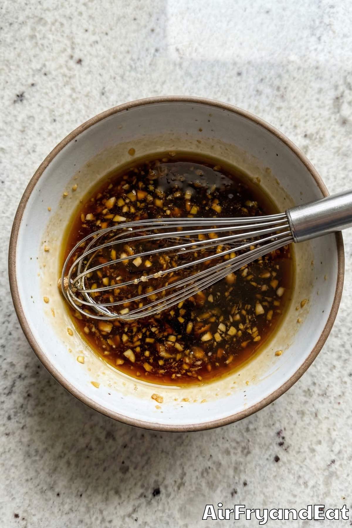 Air Fryer Honey Garlic Glazed Salmon Bites Step 1