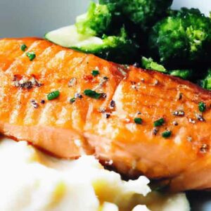 air fryer honey garlic salmon