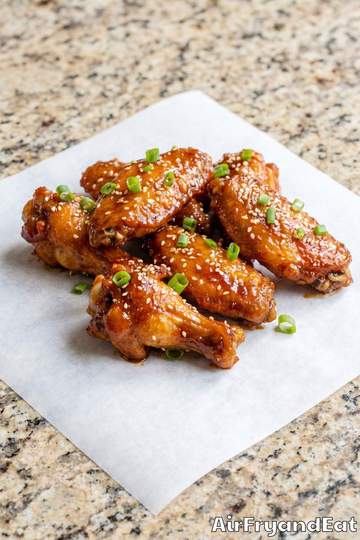 savory air fryer sriracha honey wings