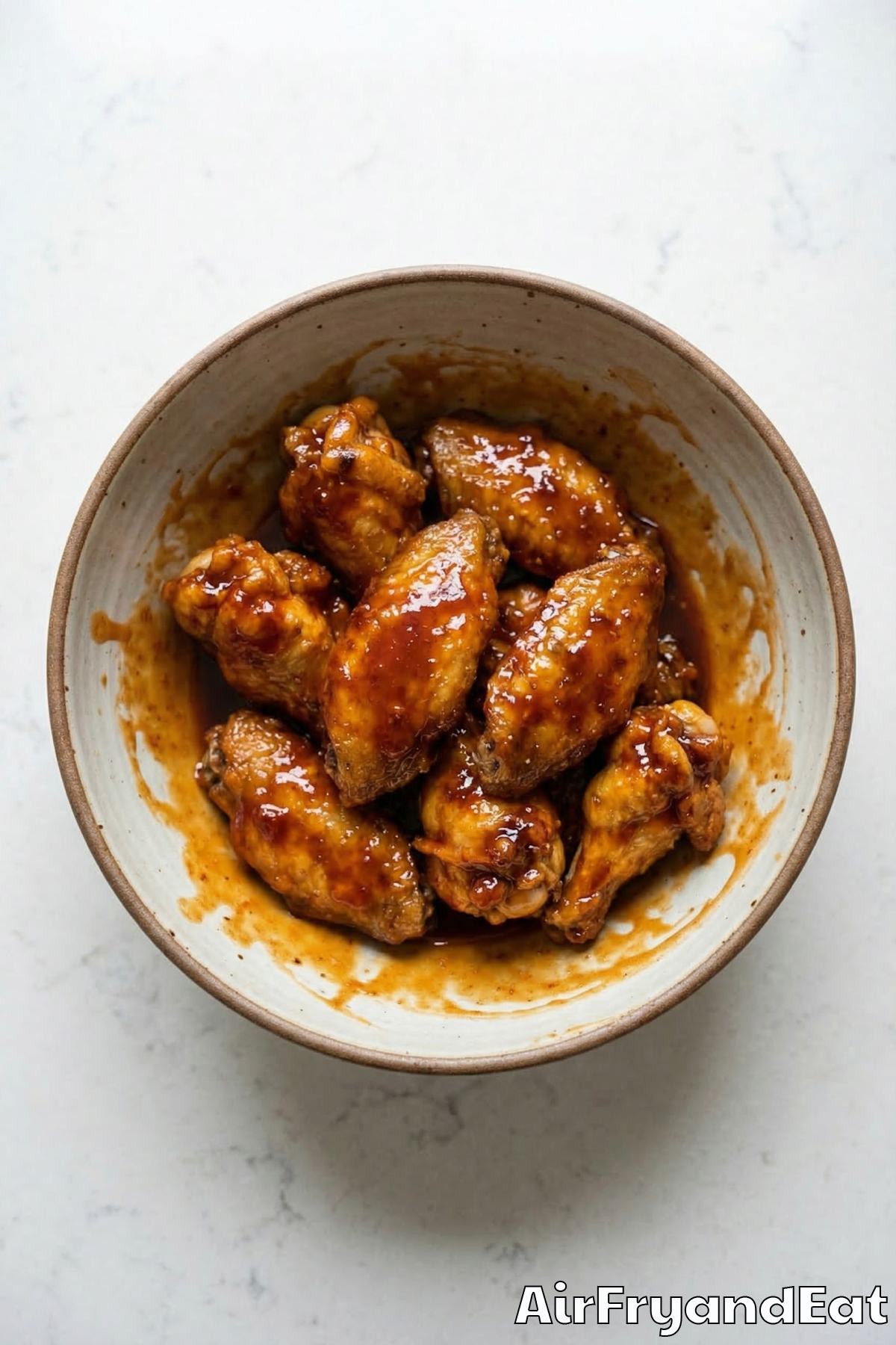 Air Fryer Honey Sriracha Chicken Wings Step 4