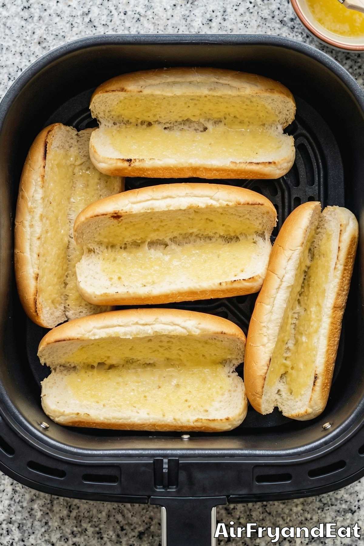 Air Fryer Hot Dogs Step 4