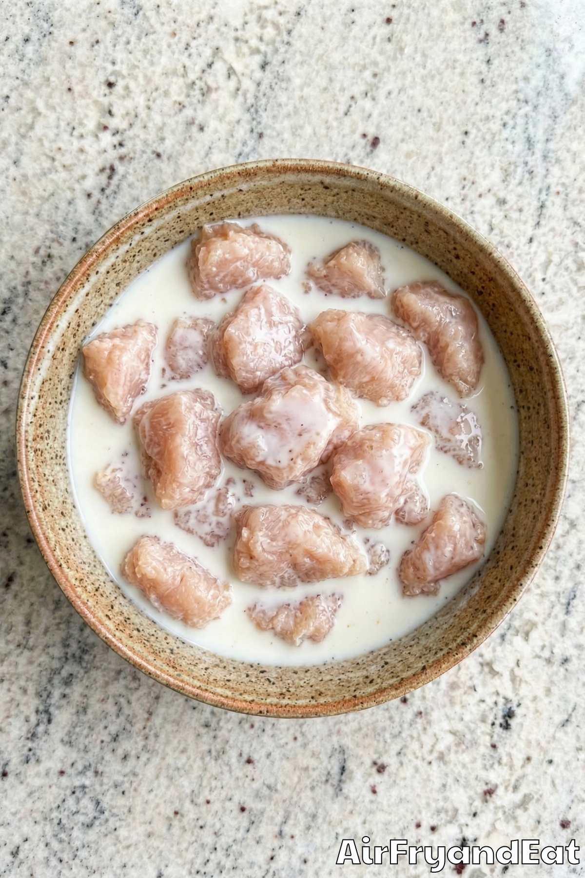 Air Fryer Hot Honey Chicken Bites Step 1