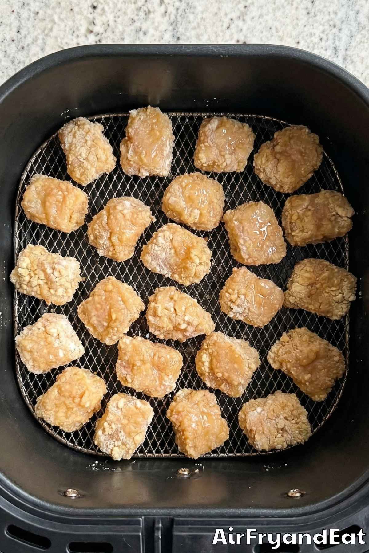 Air Fryer Hot Honey Chicken Bites Step 4