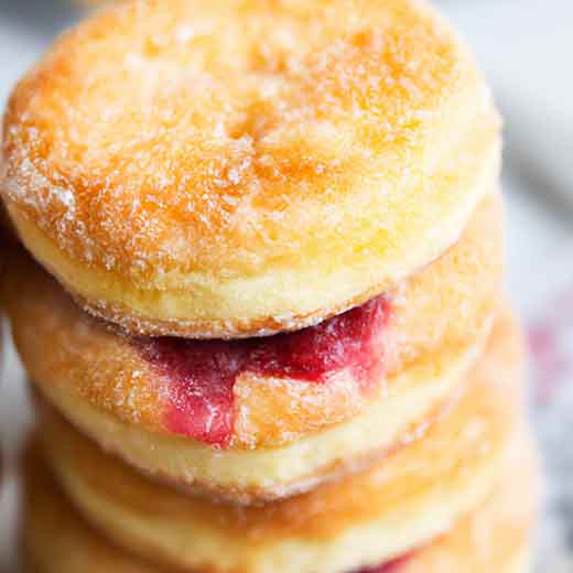 air fryer jelly donuts