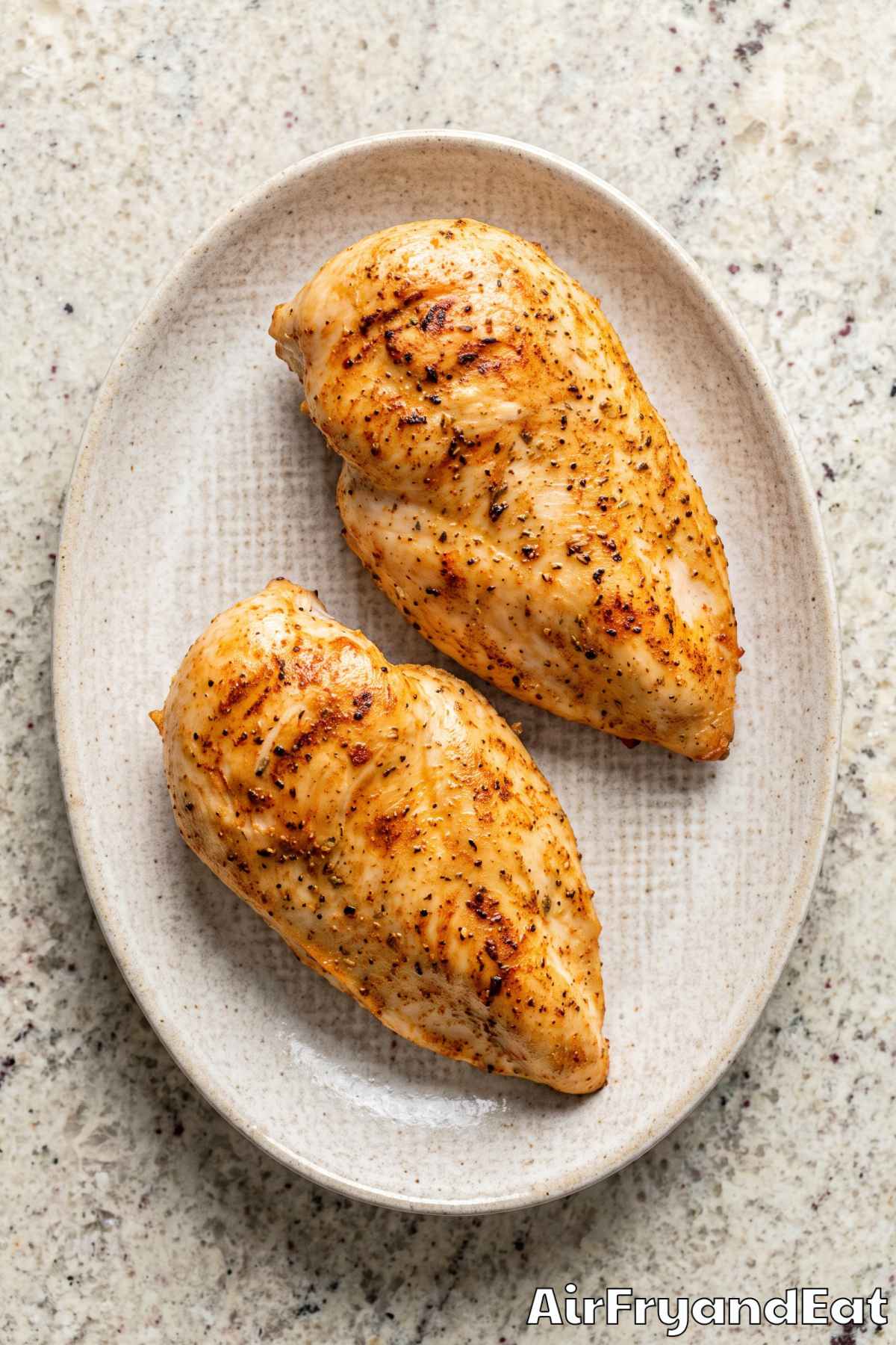 Perfectly cooked chicken breast