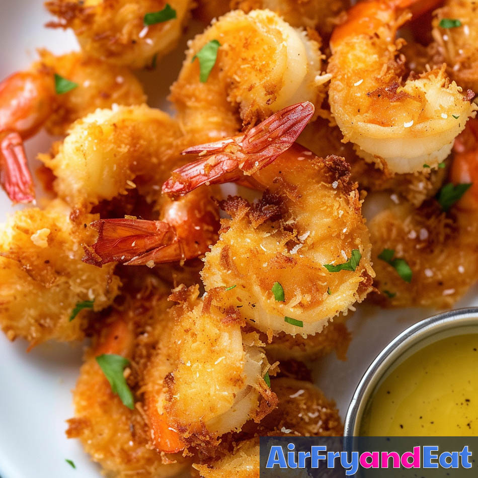air fryer keto coconut shrimp airfryandeat