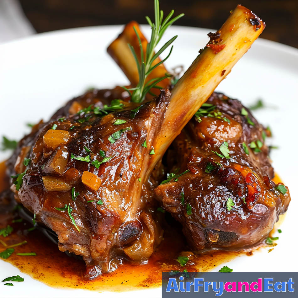 Air Fryer Lamb Shanks: Super Tender & Easy | AirFryAndEat