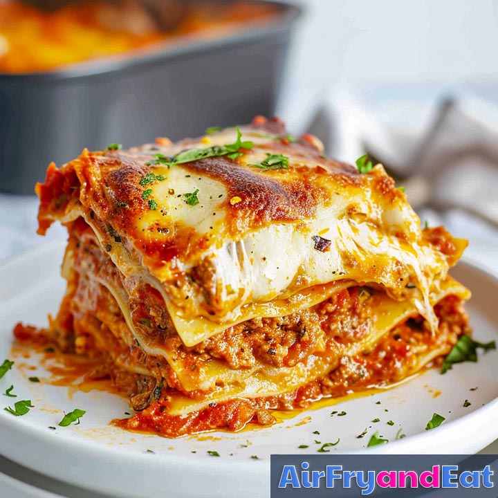 air fryer lasagna 