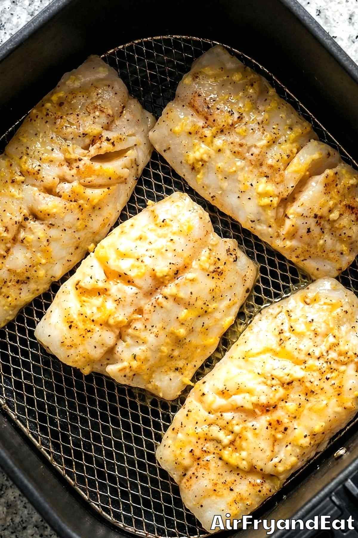 Air Fryer Lemon Butter Cod Step 3