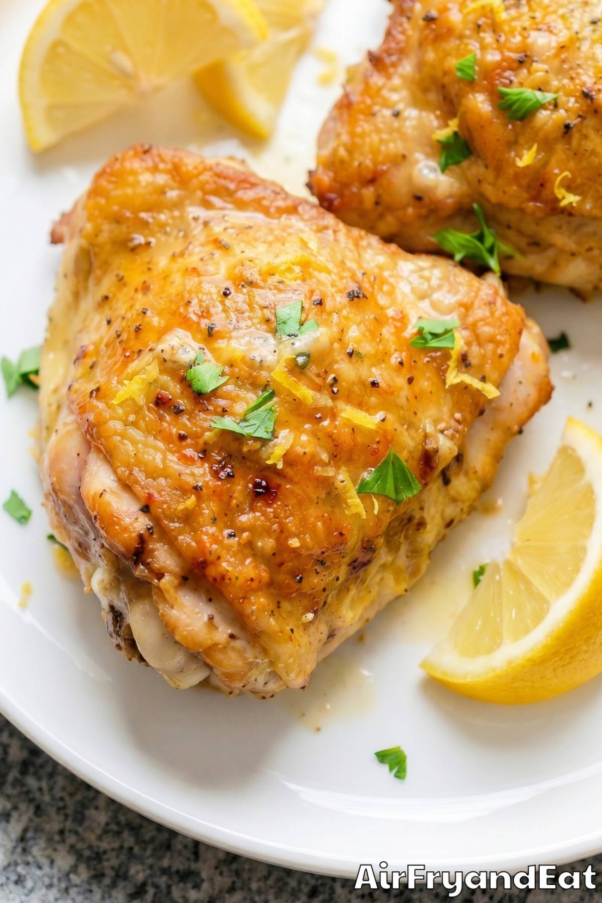 juicy air fryer lemon pepper chicken