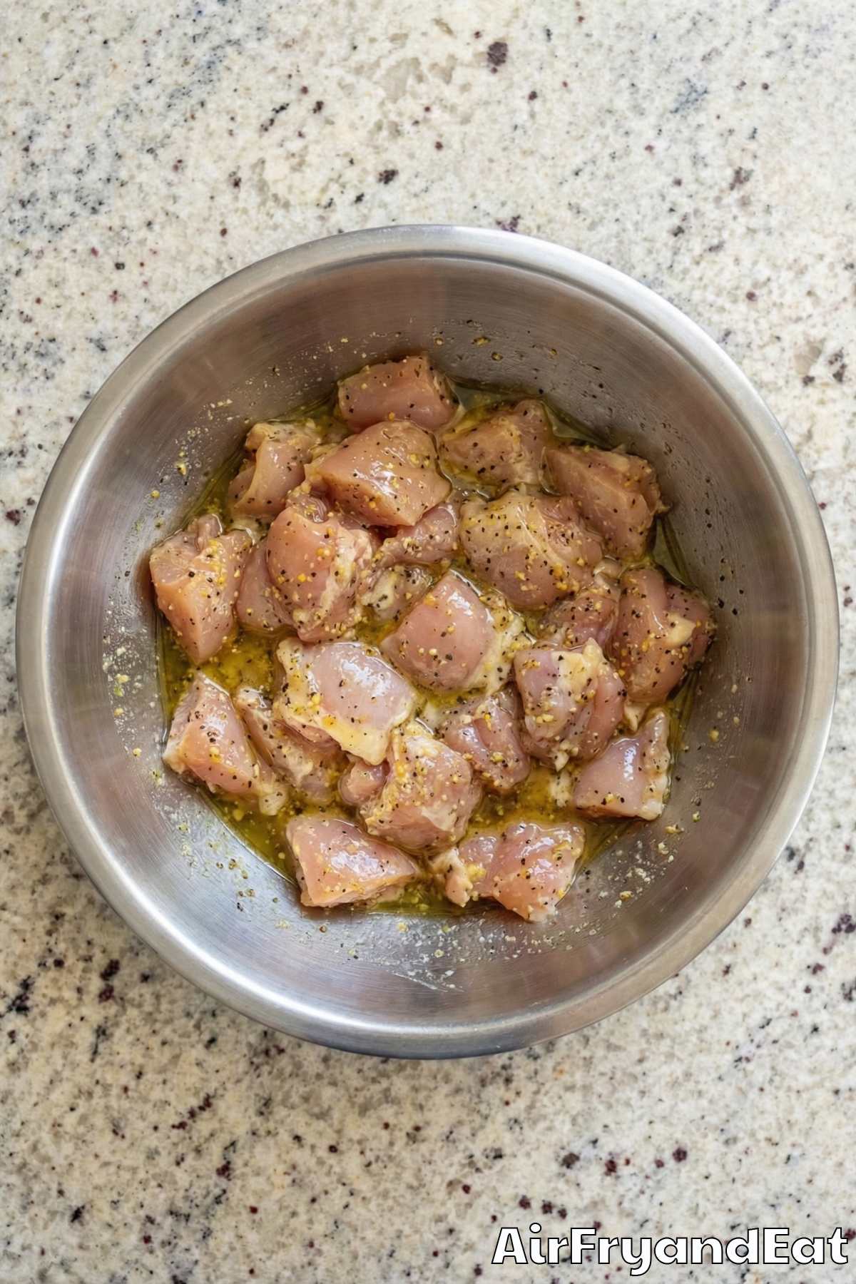 Air Fryer Lemon Pepper Chicken Skewers Step 2