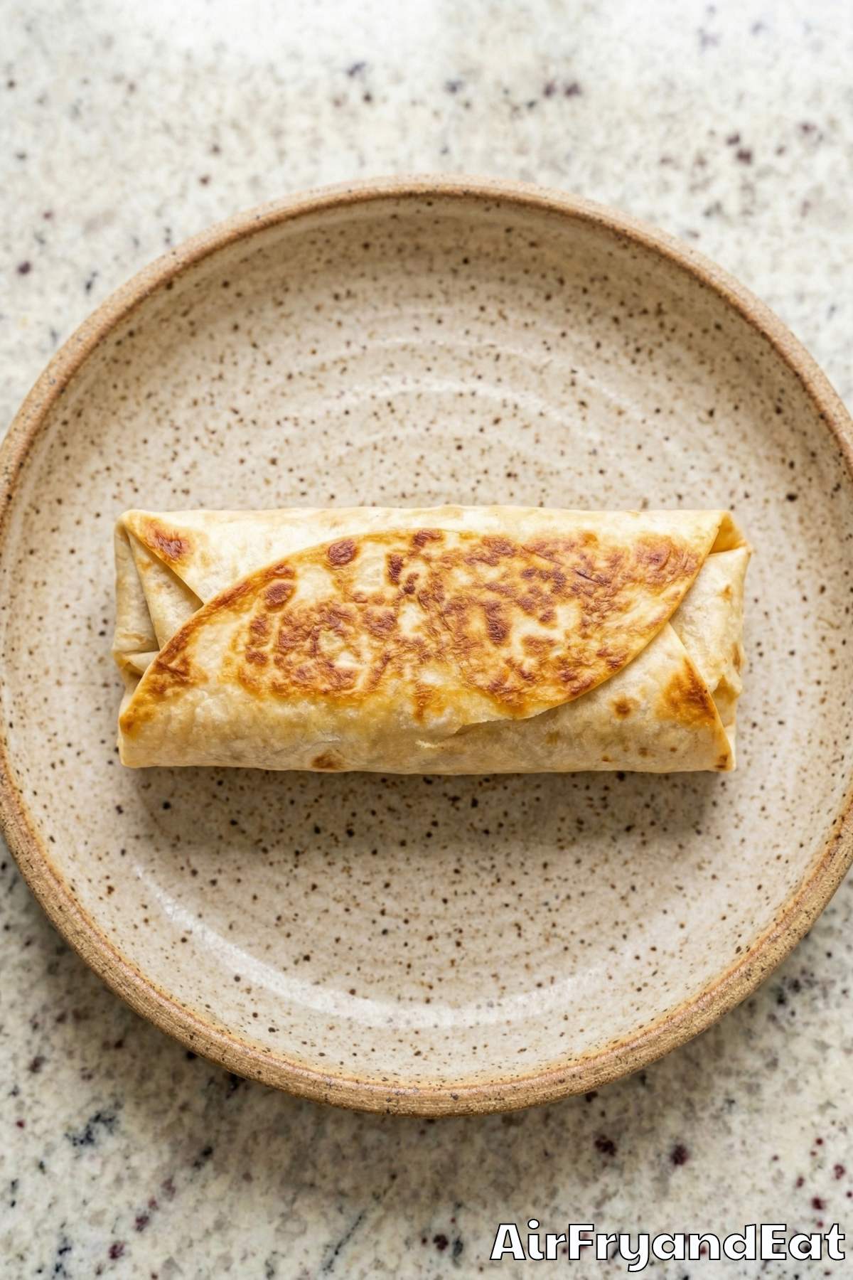 Wholesome air fryer loaded breakfast burritos