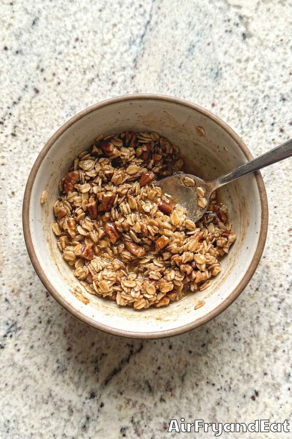Air Fryer Maple Pecan Baked Apples Step 2