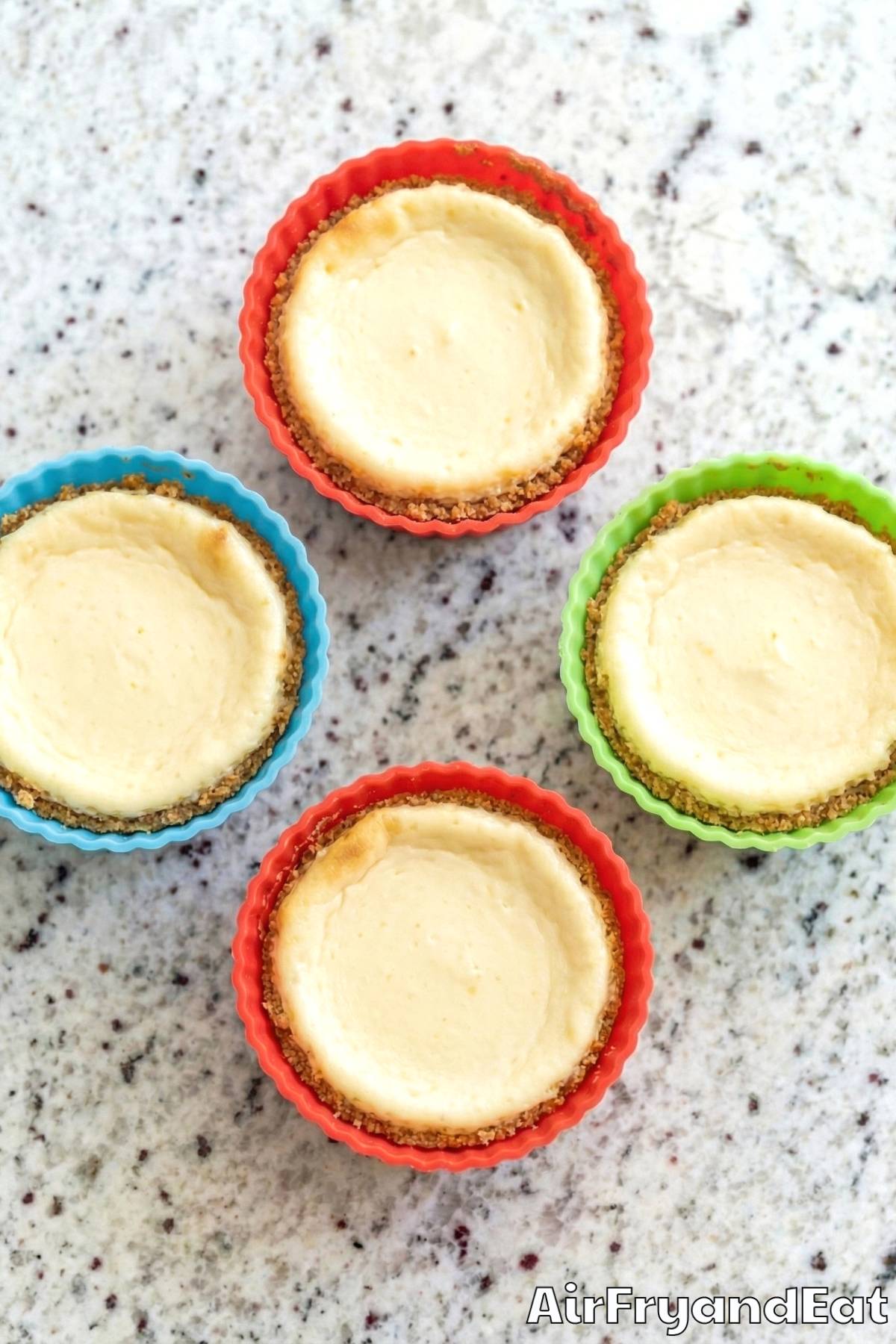 Irresistible air fryer mini cheesecakes