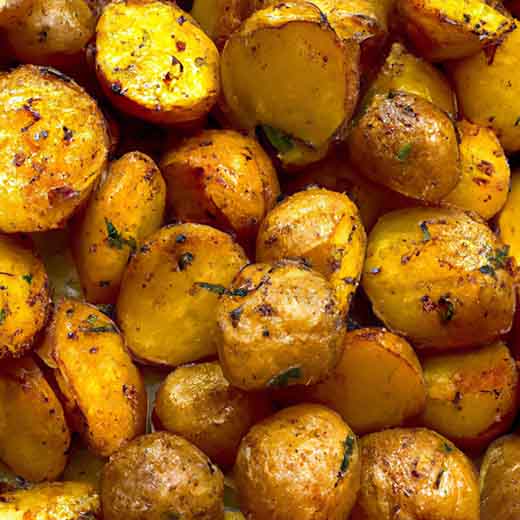 Air fryer Mini Potatoes