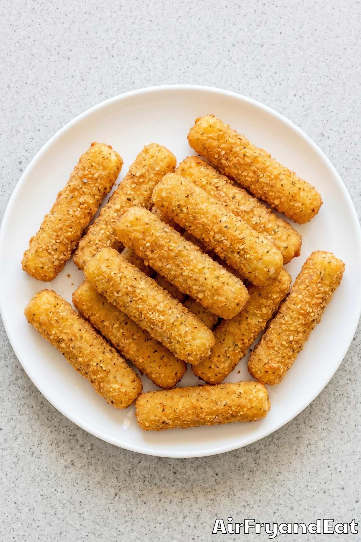 crispy air fryer mozzarella sticks