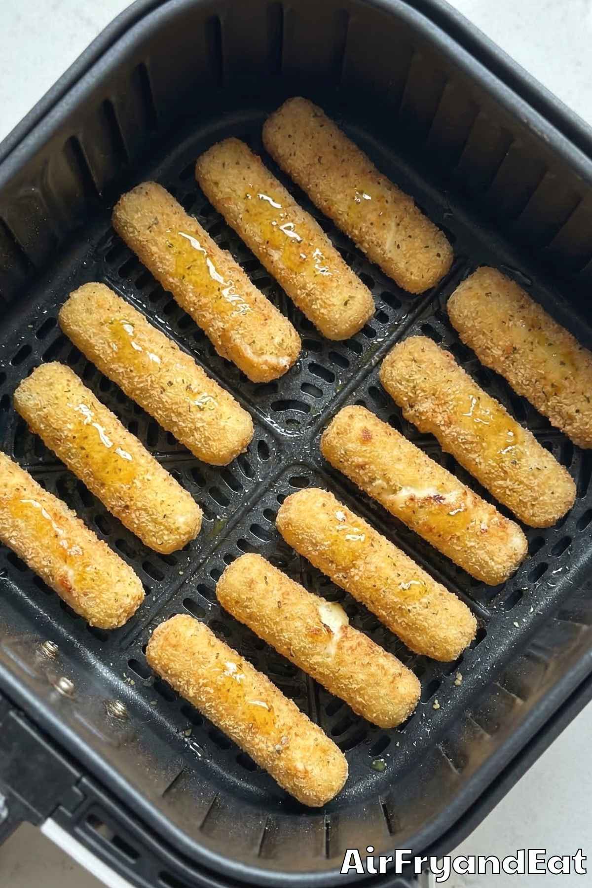 Air Fryer Mozzarella Sticks Step 4