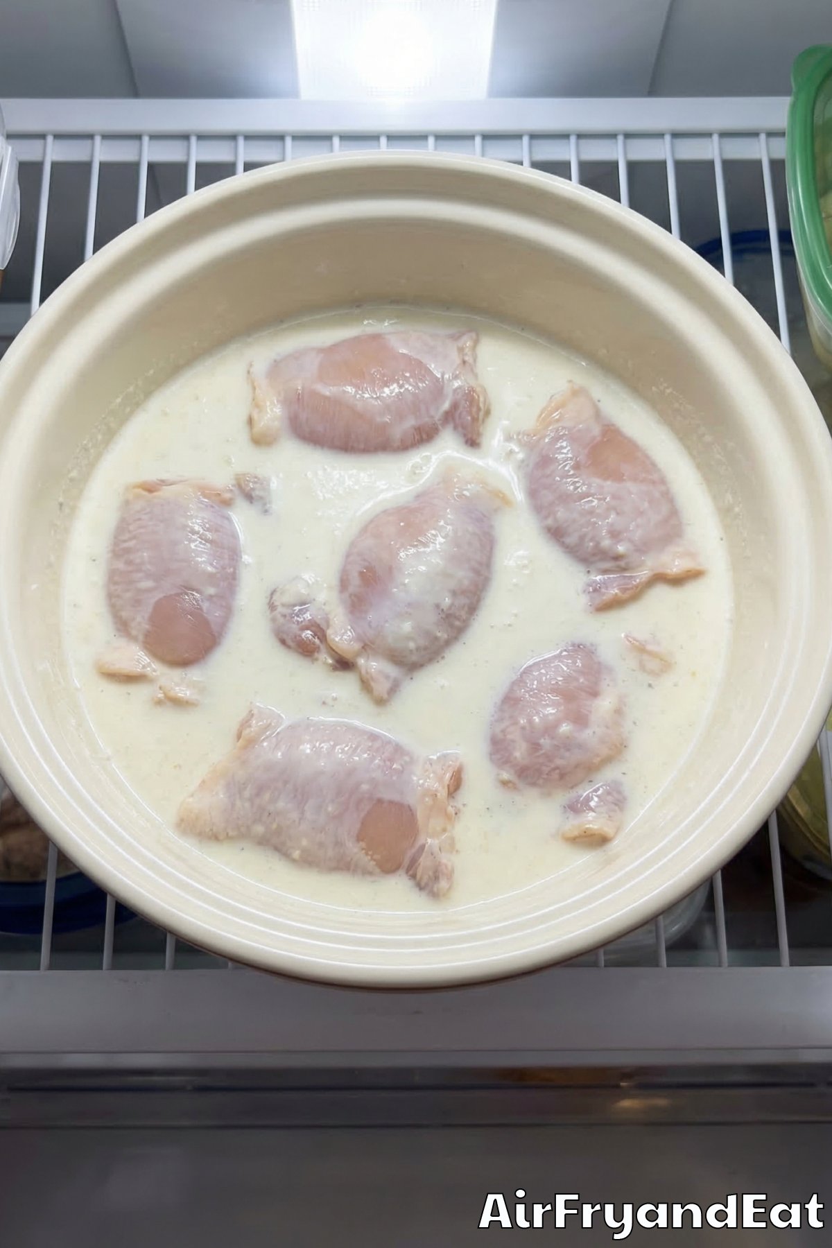 Air Fryer Nashville Hot Chicken Thighs Step 1