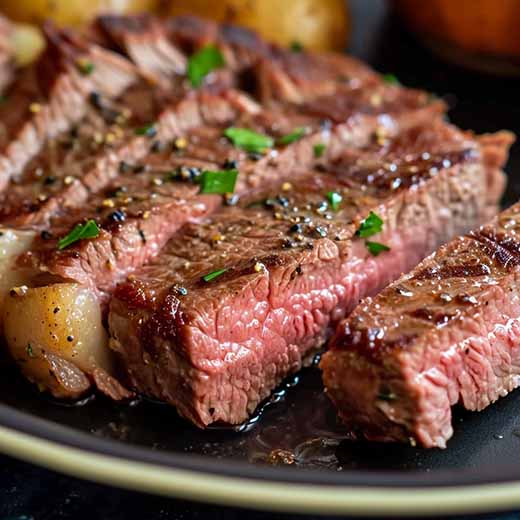 Air Fryer New York Strip Amazingly Tender & Juicy AirFryAndEat