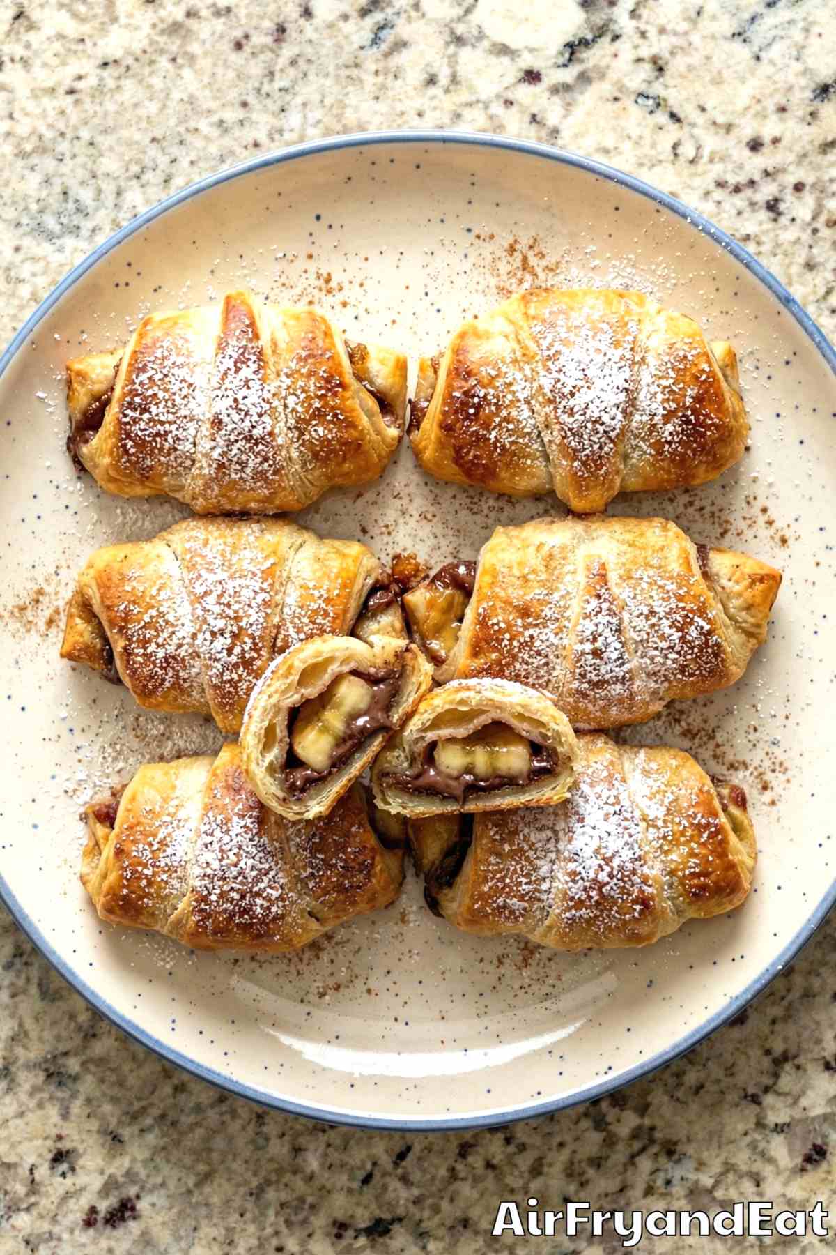 Irresistible air fryer Nutella banana rolls