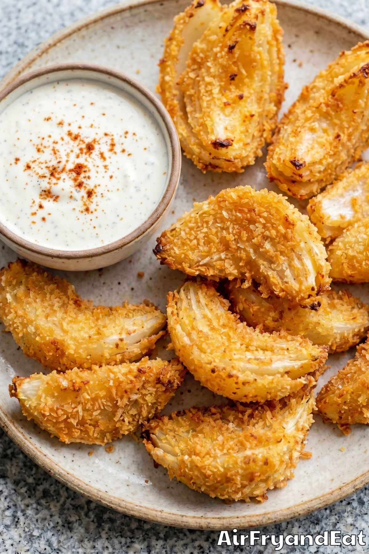 Easy air fryer onion petals recipe