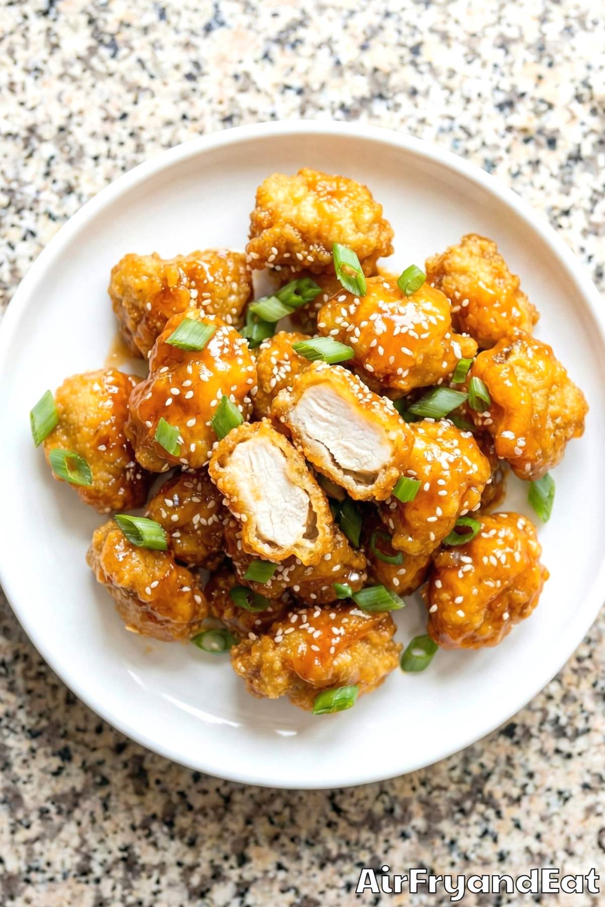 Easy air fryer orange chicken recipe