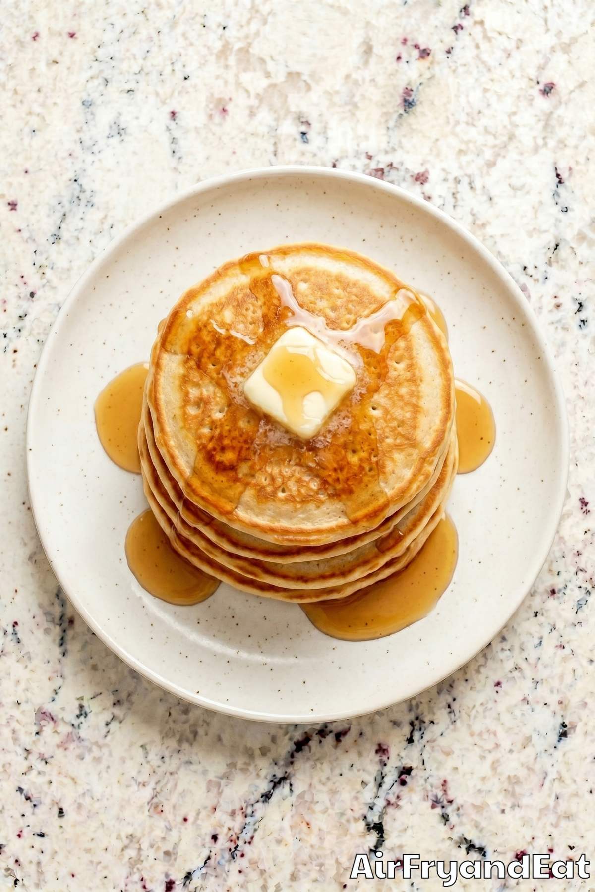 Light and tender air fryer pancakes
