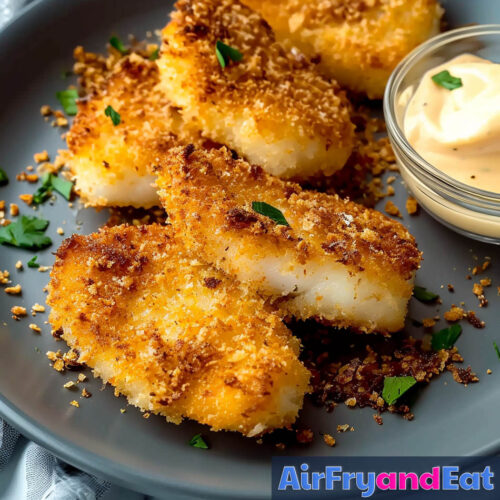 Air Fryer Cod Panko Easy Recipe (Crispy) AirFryAndEat