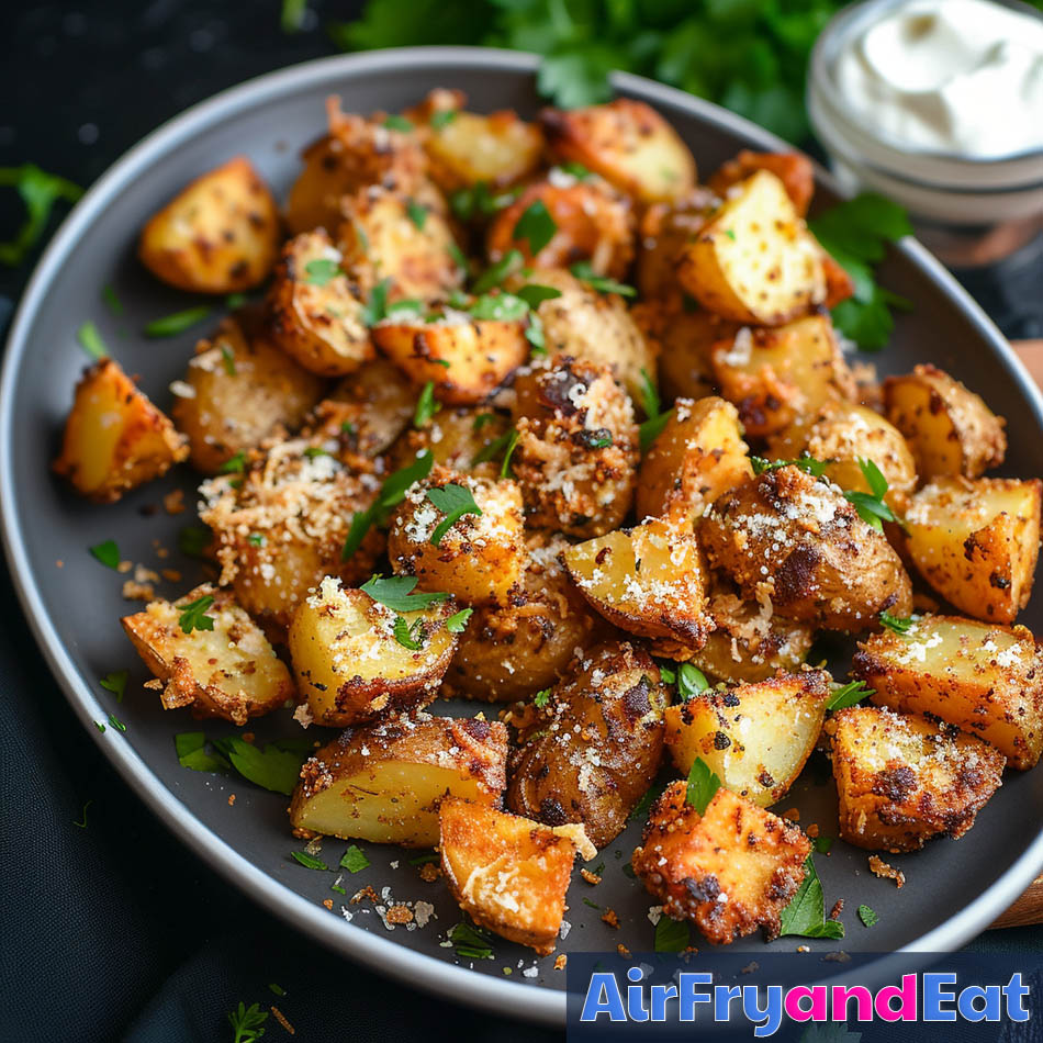 air fryer parmesan potatoes 