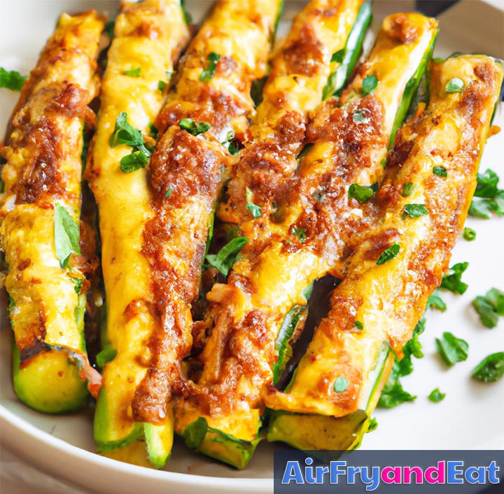 air fryer parmesan zucchini 