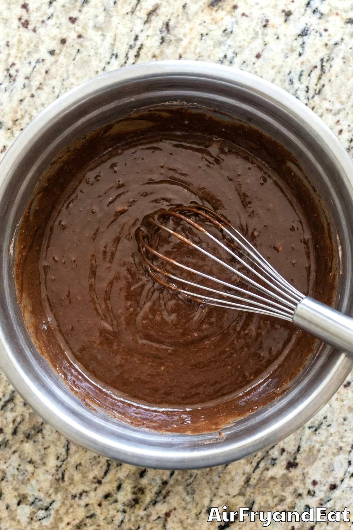 Air Fryer Peanut Butter Cup Brownies Step 1