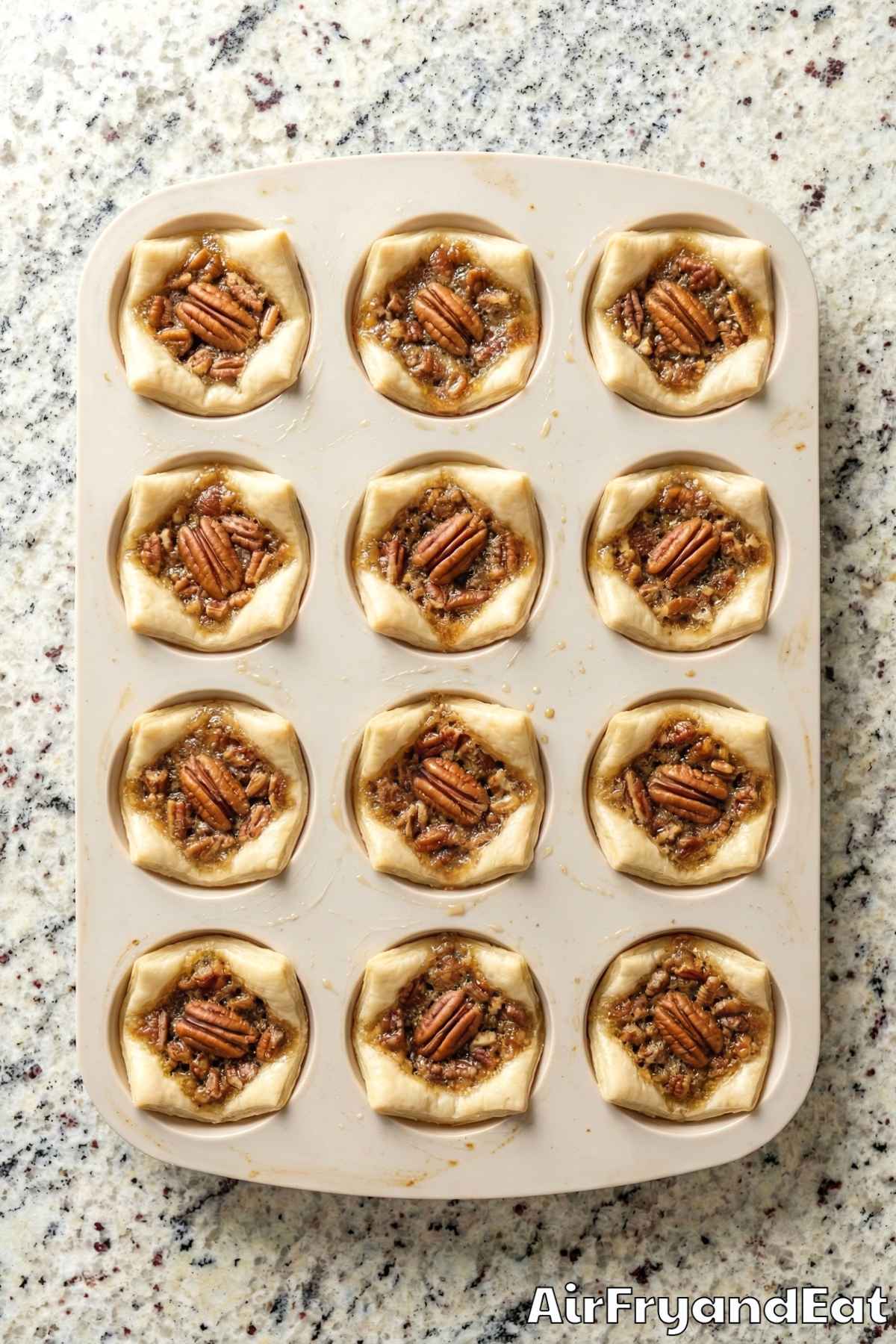 Air Fryer Pecan Pie Bites Step 3