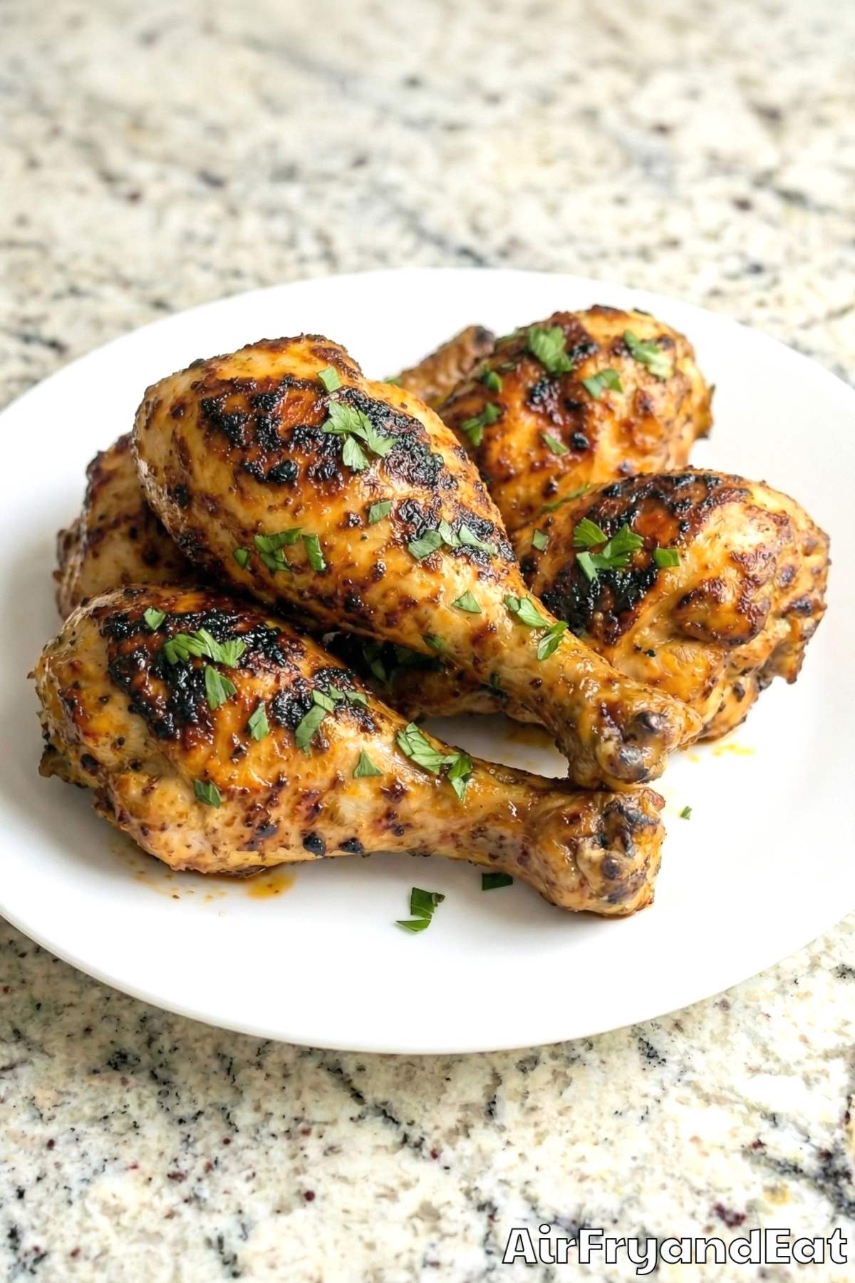 Fiery air fryer peri peri chicken drumsticks